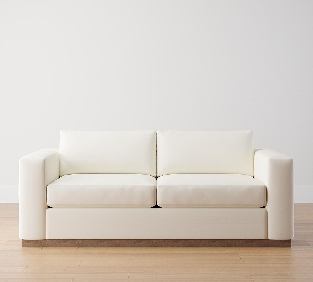 Open Box: Carmel Wide Arm Wood Base Sleeper Sofa