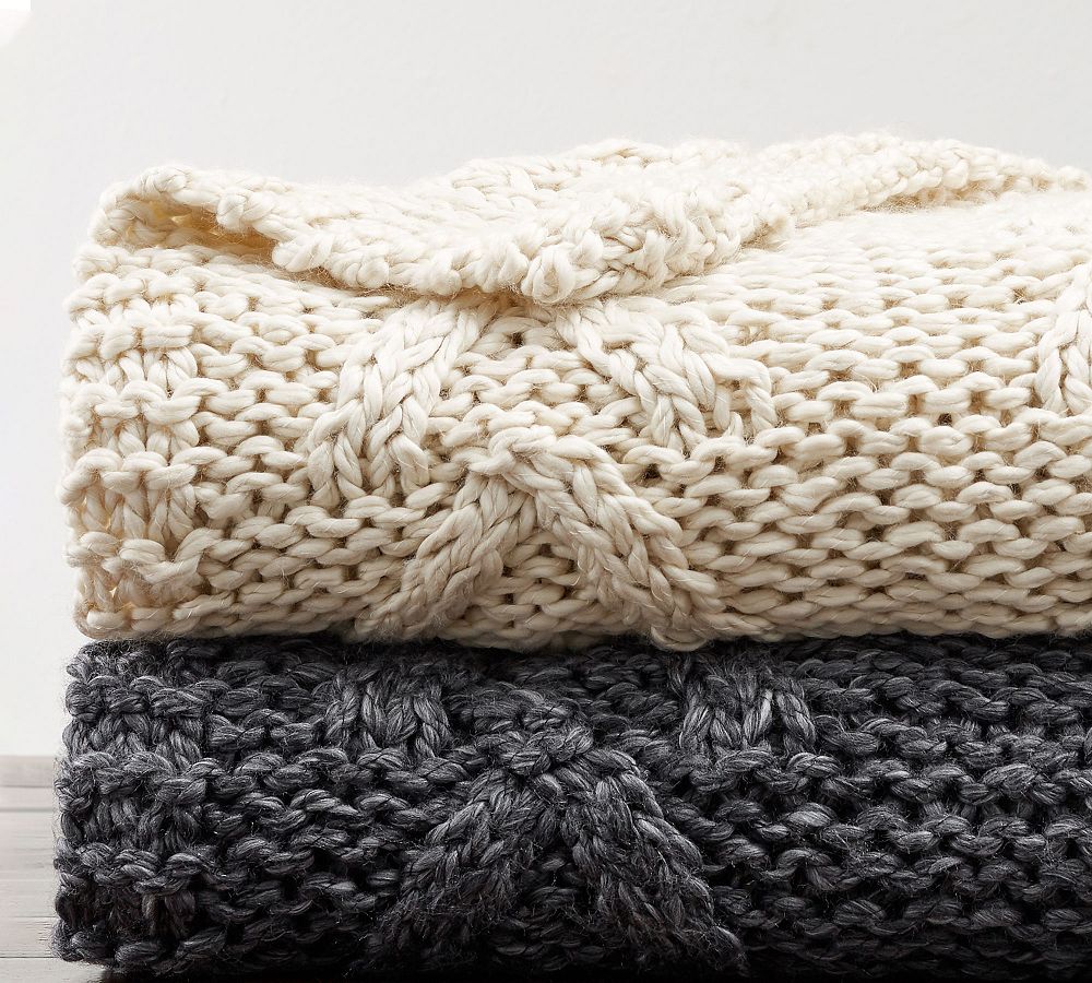 Carenza Handknit Throw
