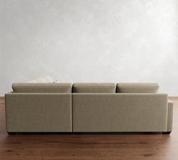 Big Sur Square Arm Deep Seat 3-Piece L-Shaped Sectional (120&quot;)