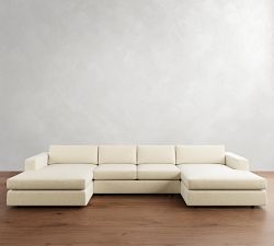 Carmel Wide Arm Double Chaise Sectional (144&quot;&ndash;176&quot;)