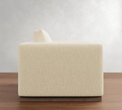 Carmel Wide Arm Wood Base Chair