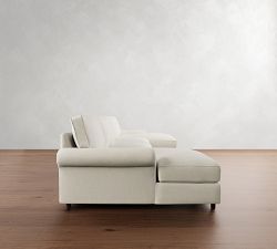 PB Comfort Roll Arm Double Chaise Sectional (135&quot;&ndash;170&quot;)