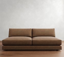 Build Your Own Carmel Lounge Square Arm Leather Sectional