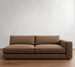 Build Your Own Carmel Lounge Square Arm Leather Sectional