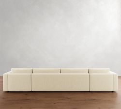 Carmel Wide Arm Double Chaise Sectional (144&quot;&ndash;176&quot;)