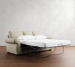 Pearce Roll Arm Sleeper Sofa with Memory Foam Mattress (81&quot;&ndash;89&quot;)