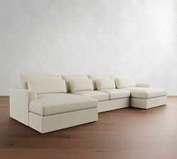 Westwood Square Arm Deep Seat Double Chaise Sectional (172&quot;&ndash;197&quot;)
