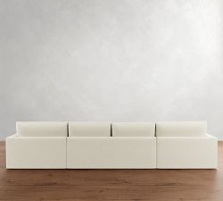 Westwood Square Arm Deep Seat Double Chaise Sectional (172&quot;&ndash;197&quot;)