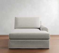 Build Your Own Big Sur Roll Arm Slipcovered Sectional
