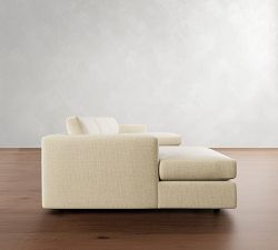 Carmel Wide Arm Double Chaise Sectional (144&quot;&ndash;176&quot;)