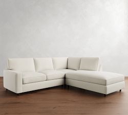 PB Comfort Square Arm 3-Piece Bumper Sectional (106&quot;)