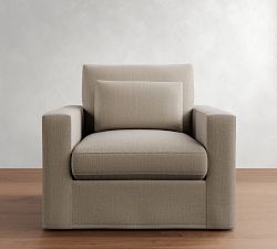 Westwood Square Arm Deep Seat Slipcovered Chair