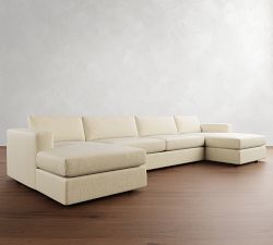 Carmel Wide Arm Double Chaise Sectional (144&quot;&ndash;176&quot;)
