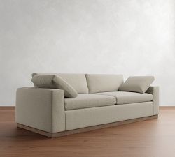Dream Wide Arm Wood Base Sofa (76&quot;&ndash;102&quot;)
