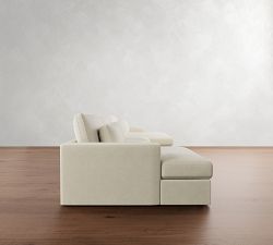 Westwood Square Arm Deep Seat Double Chaise Sectional (172&quot;&ndash;197&quot;)