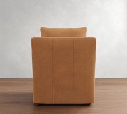 Ayden Slope Arm Leather Chair