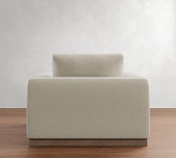 Dream Wide Arm Wood Base Chair