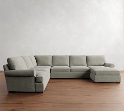 Townsend Roll Arm L-Shaped Chaise Sectional (144&quot;)