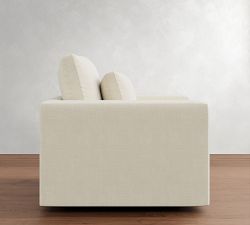 Westwood Square Arm Deep Seat Swivel Chair