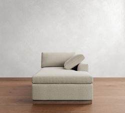 Build Your Own Dream Wide Arm Wood Base Sectional