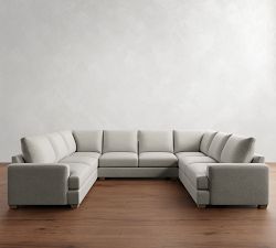 Canyon Square Arm U-Shaped Sectional (144&quot;&ndash;180&quot;)