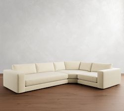 Carmel Lounge 3-Piece Wedge Sectional (128&quot;&ndash;130&quot;)