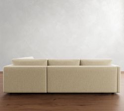 Carmel Slim Arm Return Bumper Sectional (110&quot;&ndash;122&quot;)