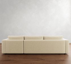 Carmel Wide Arm Chaise Sectional (113&quot;&ndash;135&quot;)