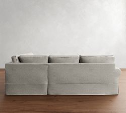 PB Comfort Roll Arm Slipcovered 3-Piece Bumper Sectional (108&quot;)