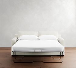 Shasta Square Arm Reversible Chaise Sleeper Sectional - Storage Available (84&quot;)