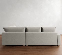 Canyon Square Arm 3-Piece Wedge Sectional (126&quot;)