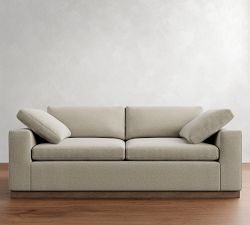 Dream Wide Arm Wood Base Sofa (76&quot;&ndash;102&quot;)