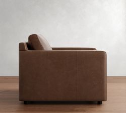 Pacifica Slim Arm Leather Chair