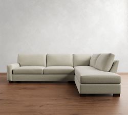 Turner Square Arm Return Bumper Sectional (106&quot;&ndash;124&quot;)
