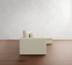 Westwood Square Arm Deep Seat Modular Chaise Sectional (142&quot;)