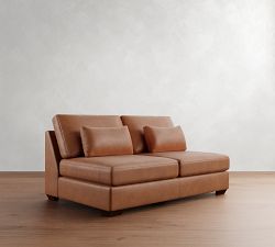 Build Your Own Big Sur Square Arm Deep Seat Leather Sectional