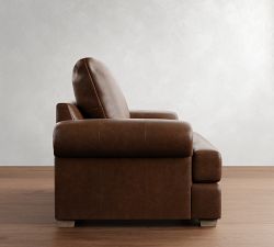 Canyon Roll Arm Leather Chair