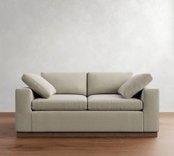Dream Wide Arm Wood Base Sofa (76&quot;&ndash;102&quot;)