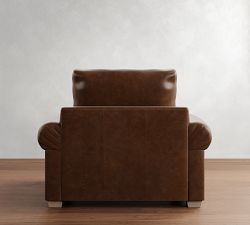 Canyon Roll Arm Leather Chair