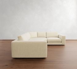 Carmel Lounge 3-Piece Wedge Sectional (128&quot;&ndash;130&quot;)