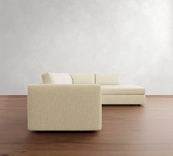 Carmel Slim Arm Return Bumper Sectional (110&quot;&ndash;122&quot;)