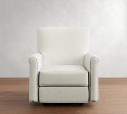 Irving Roll Arm Manual &amp; Power Swivel Glider Recliner