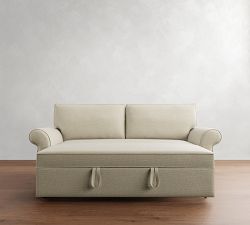 Pearce Roll Arm Trundle Sleeper Sofa (97&quot;)