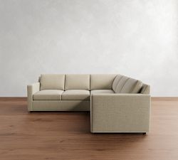 Sanford Square Arm 3-Piece L-Shaped Sectional (94&quot;)