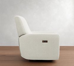 Irving Square Arm Manual &amp; Power Swivel Glider Recliner