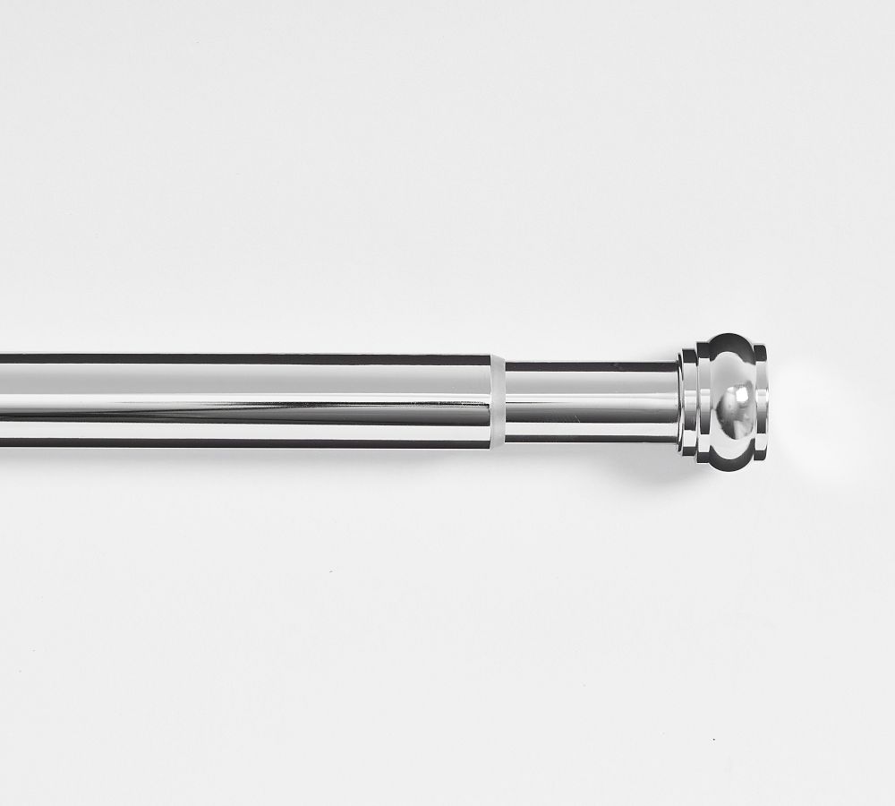 Open Box: Wall Mount Classic Shower Curtain Rod, 72" - Chrome