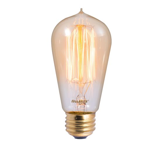 Teardrop Incandescant 60W Light Bulb | Pottery Barn