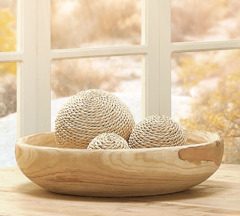 Olivia Handwoven Decorative Balls - Set of 3