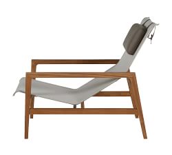 Adriatic Teak Low Outdoor Lounge Chair