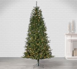 Faux Lighted Timber Ridge Pine Tree With Color Changing Lights